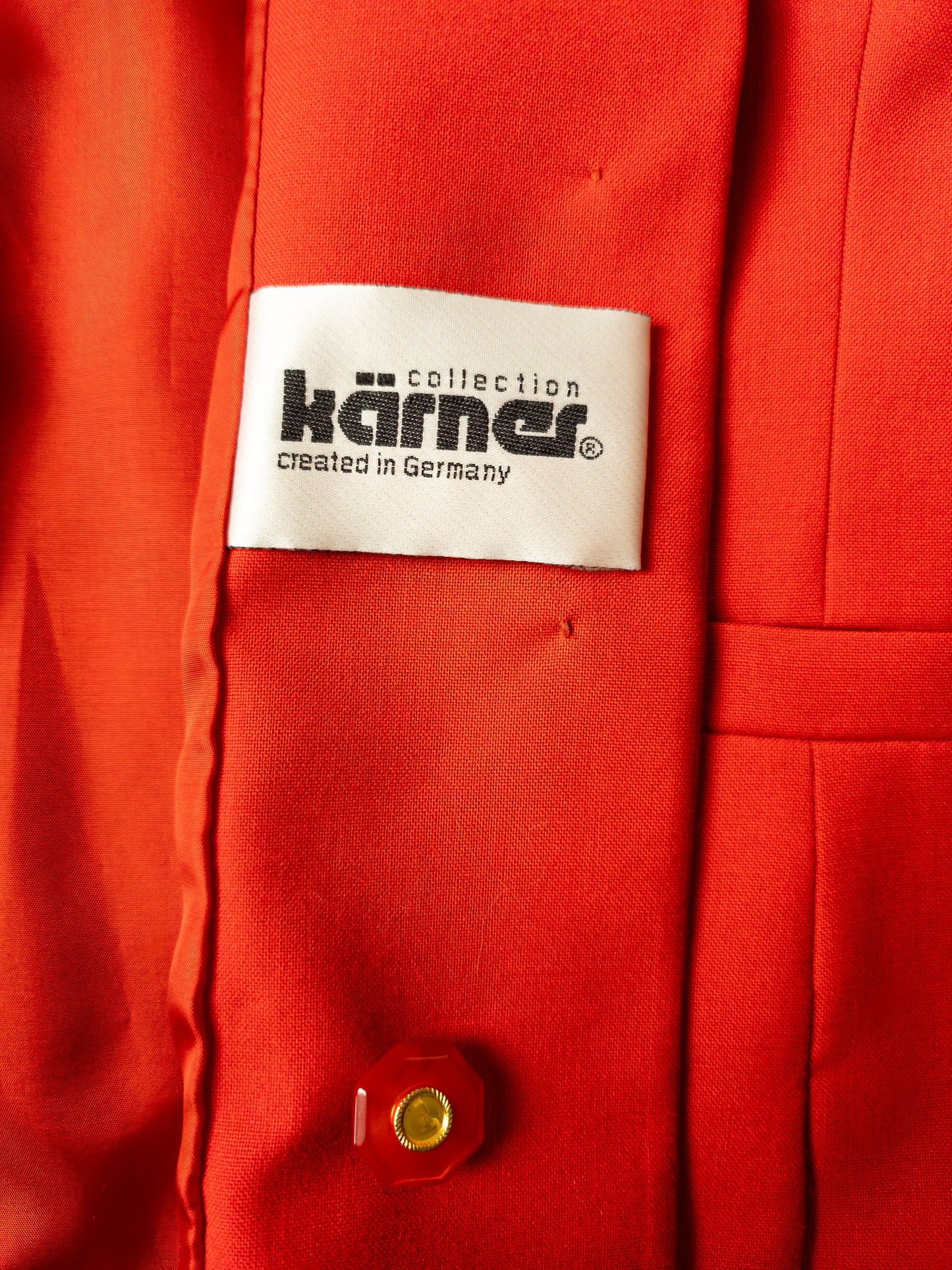 Karner vintage ullarblazer - Large