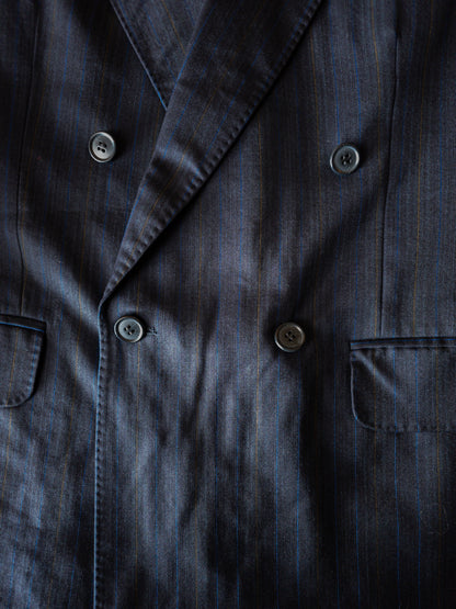 Vintage Oscar Jacobson tvíhnepptur ullarblazer - M