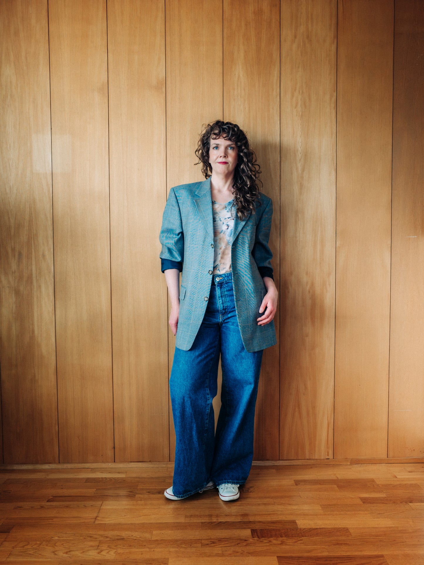 Vintage ullarblazer frá Mario Barutti - XL
