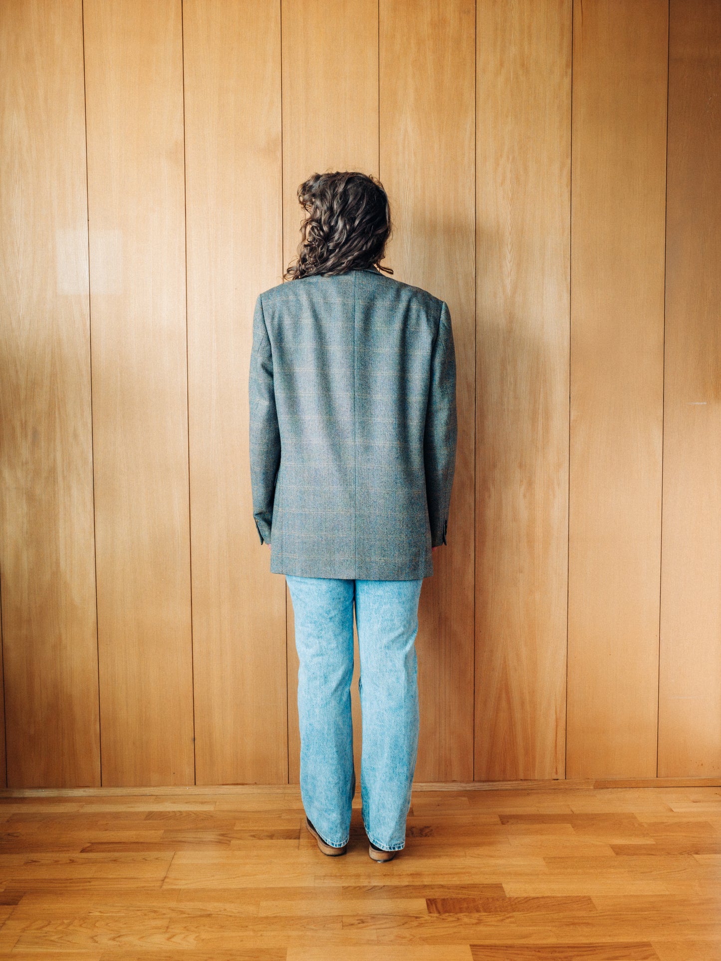 Vintage ullarblazer frá Willy Schmitz - XL