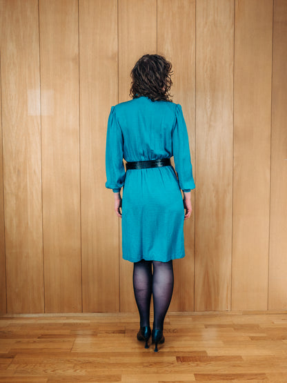 Vintage Diana Bental silkikjóll - Medium