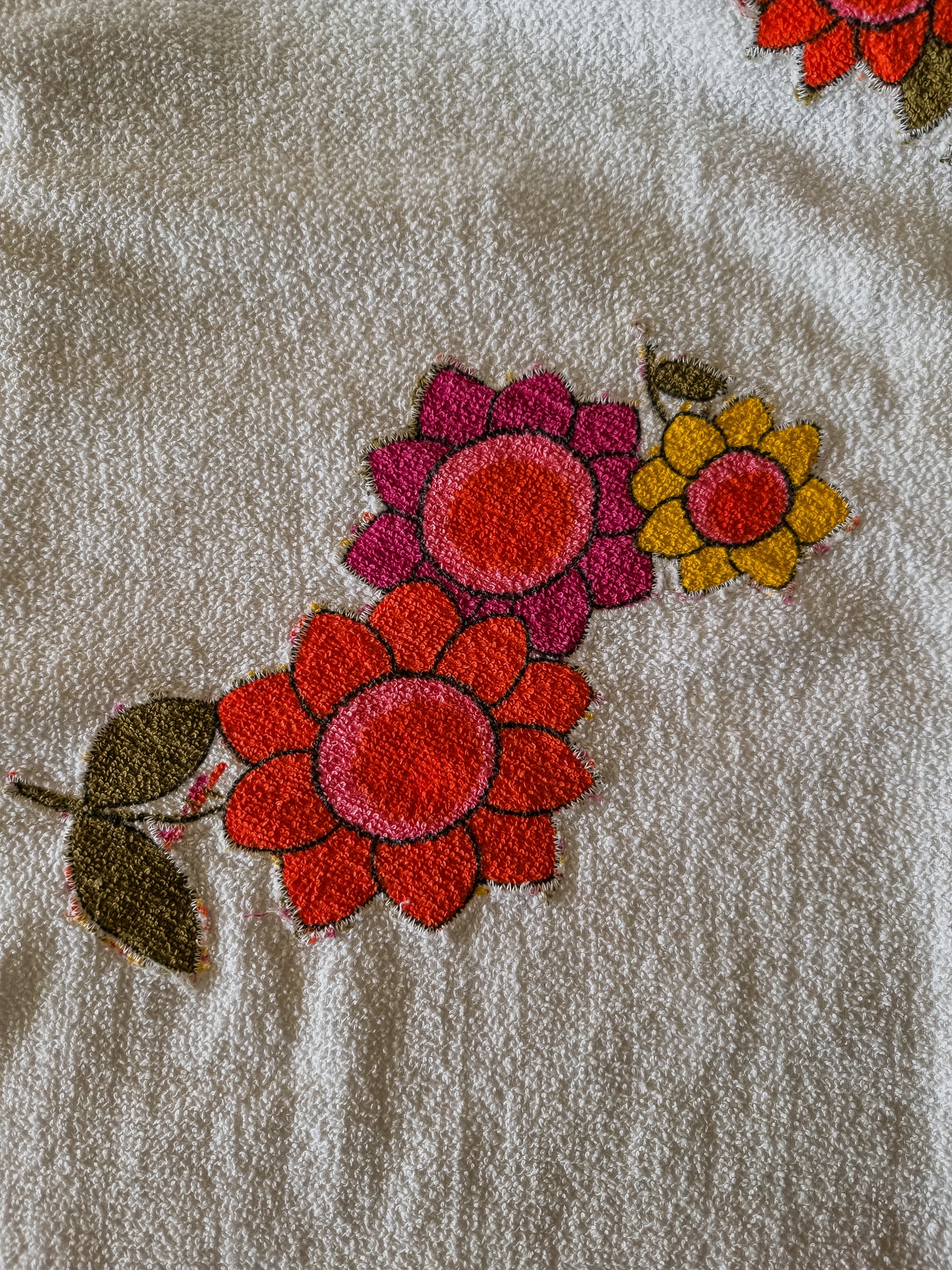 Vintage frotte 70s sumarkjóll - M/L