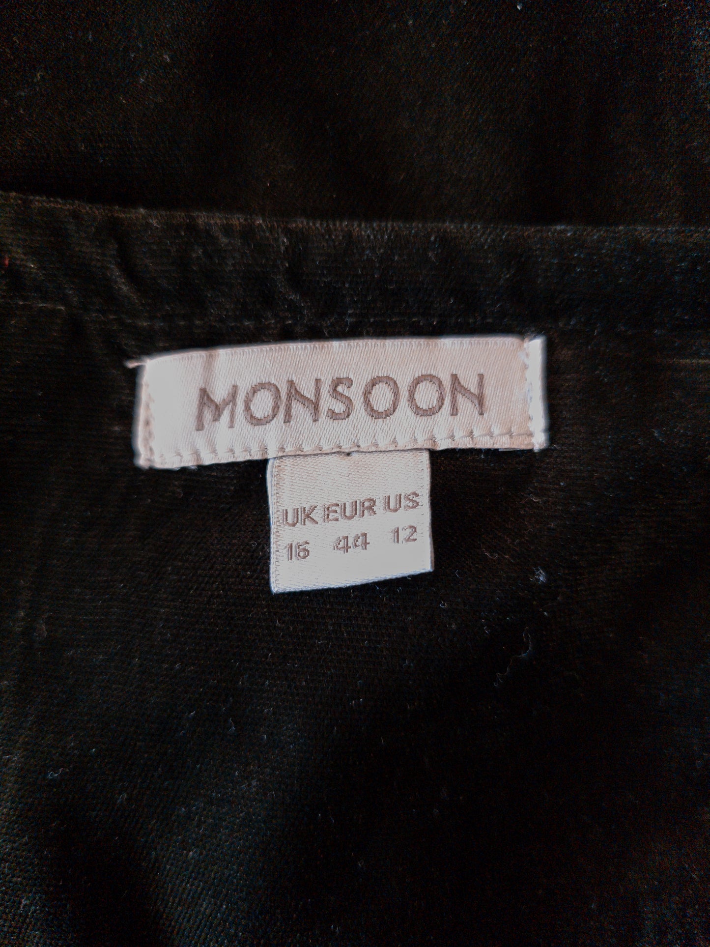 Monsoon bóhemískur flauelsjakki - M/L