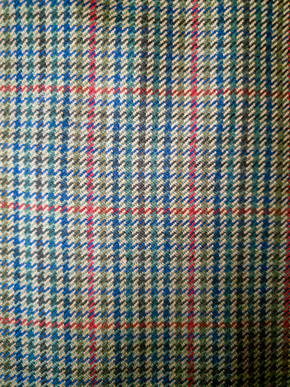 Vintage Hazan köflótt ullarpils - Medium