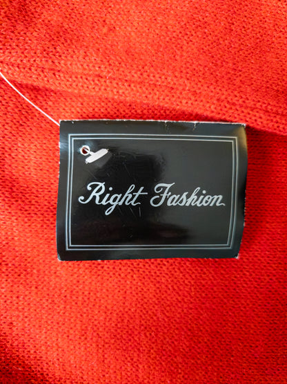 Vintage 80s Right fashion prjónakjóll (NOS) - S/M