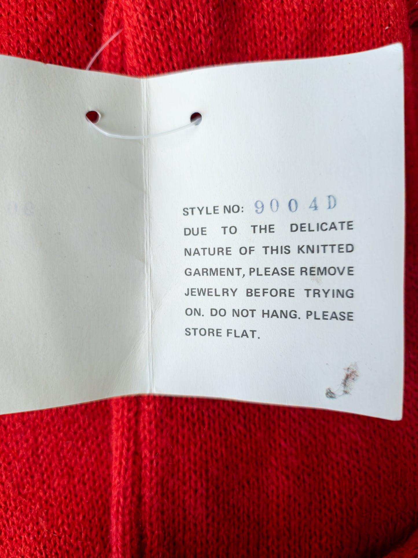 Vintage 80s Right fashion prjónakjóll (NOS) - S/M