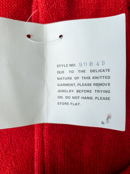 Vintage 80s Right fashion prjónakjóll (NOS) - S/M