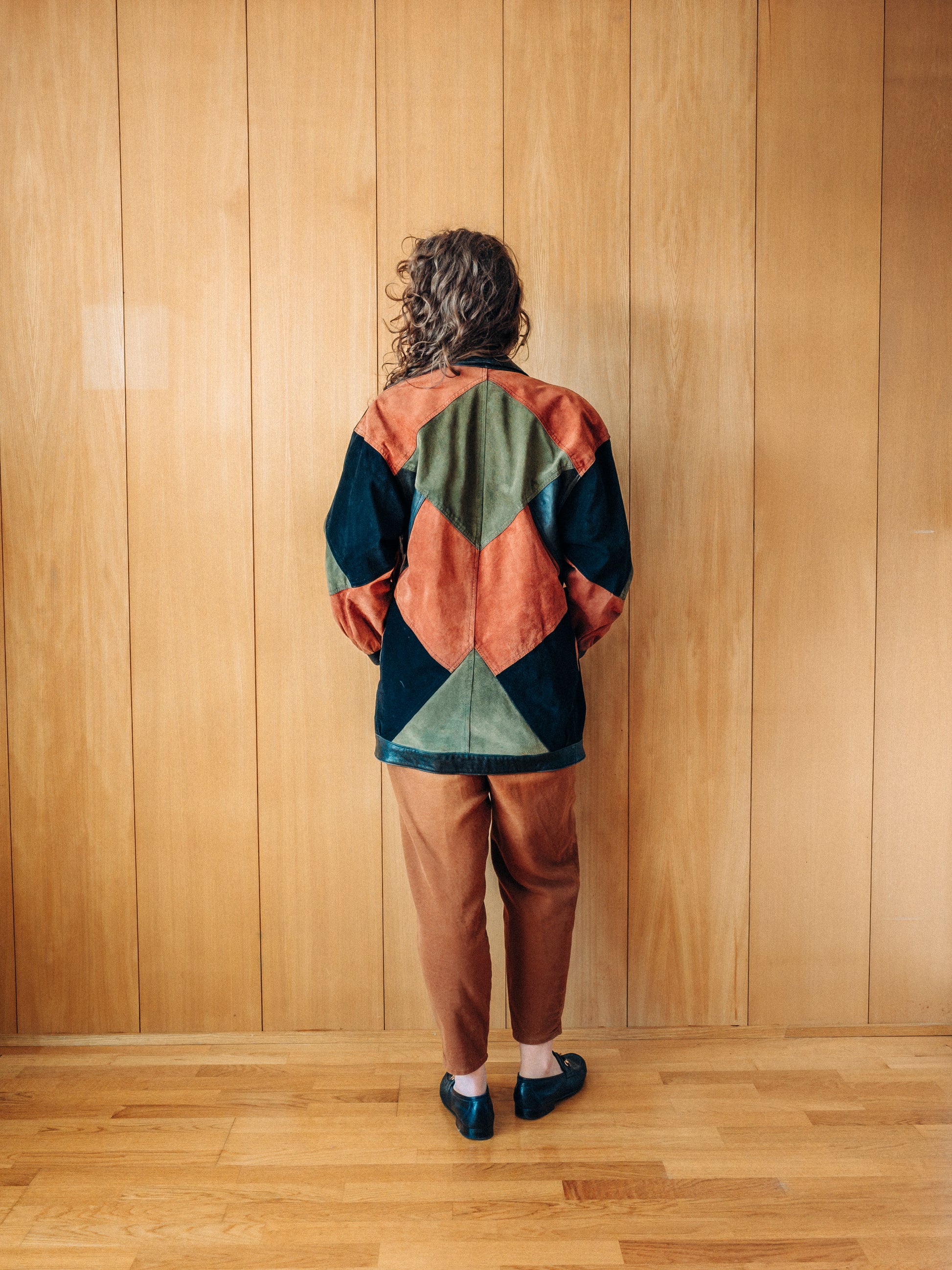 Vintage patchwork suede jacket - Meyland