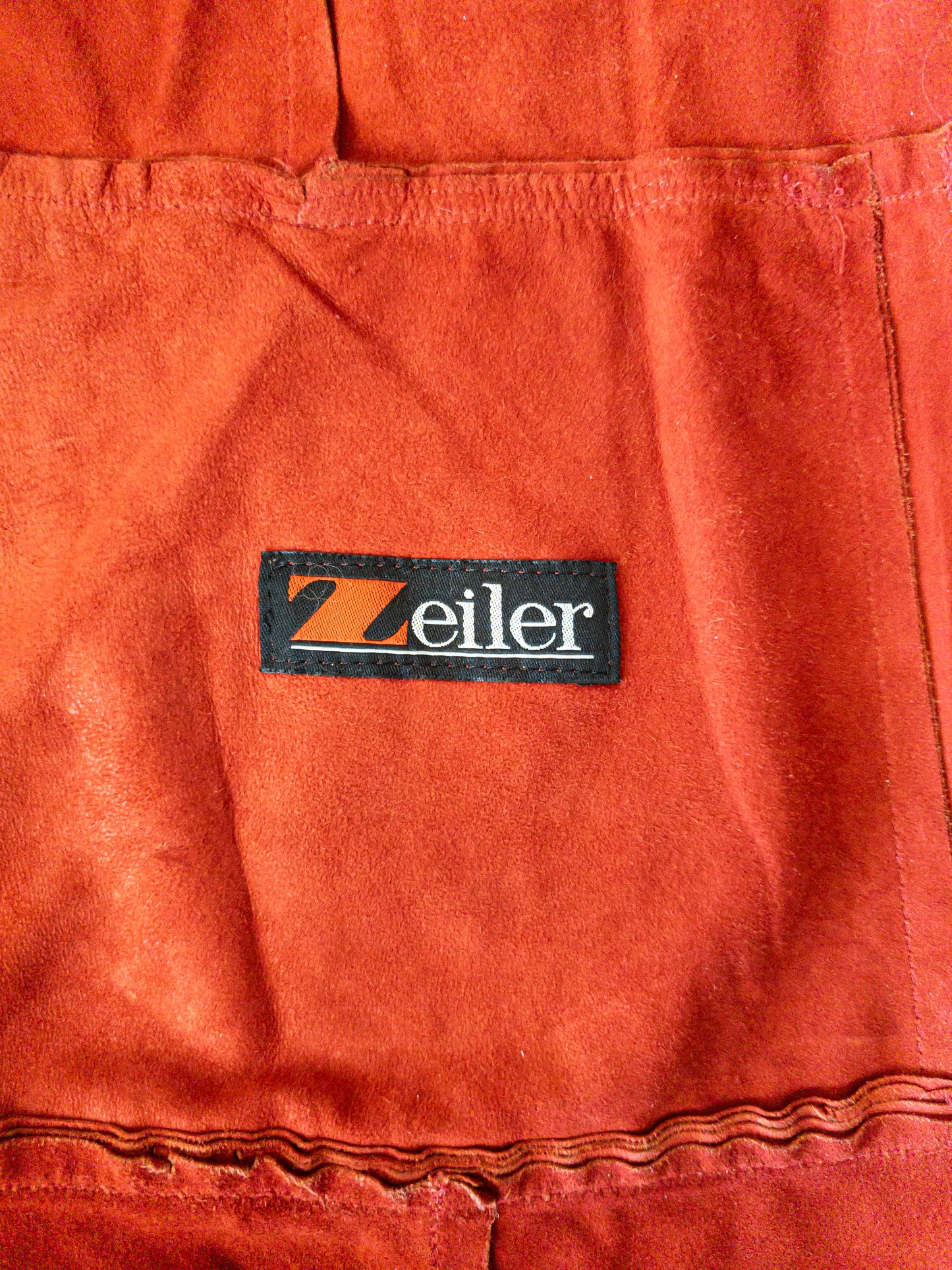 Vintage Zeiler rúskinns skyrtujakki - M/L