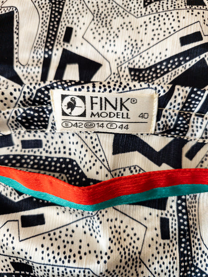 Vintage Fink modell tveggja hluta co-ord - M