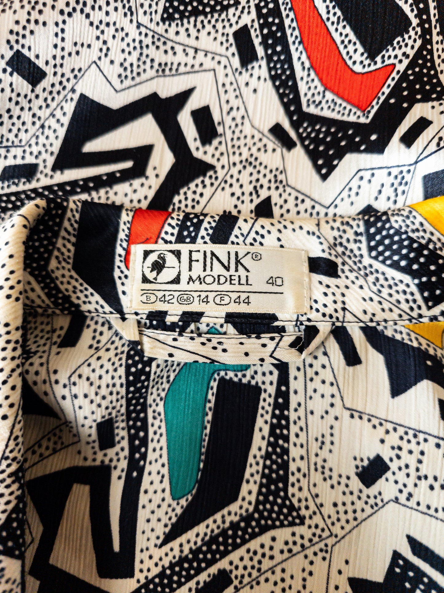 Vintage Fink modell tveggja hluta co-ord - M