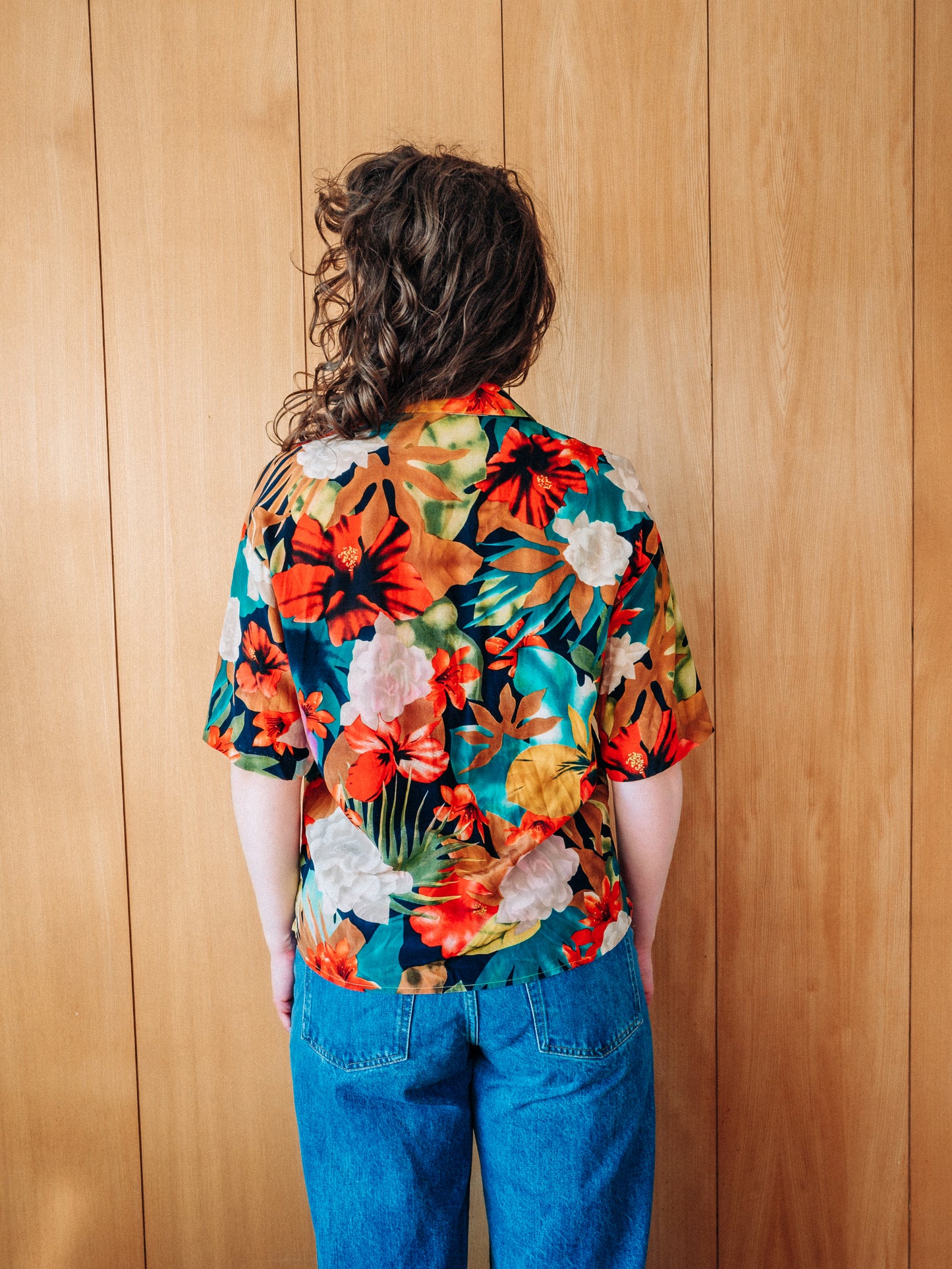 Vintage Liz Clayborne silkiskyrta - Medium