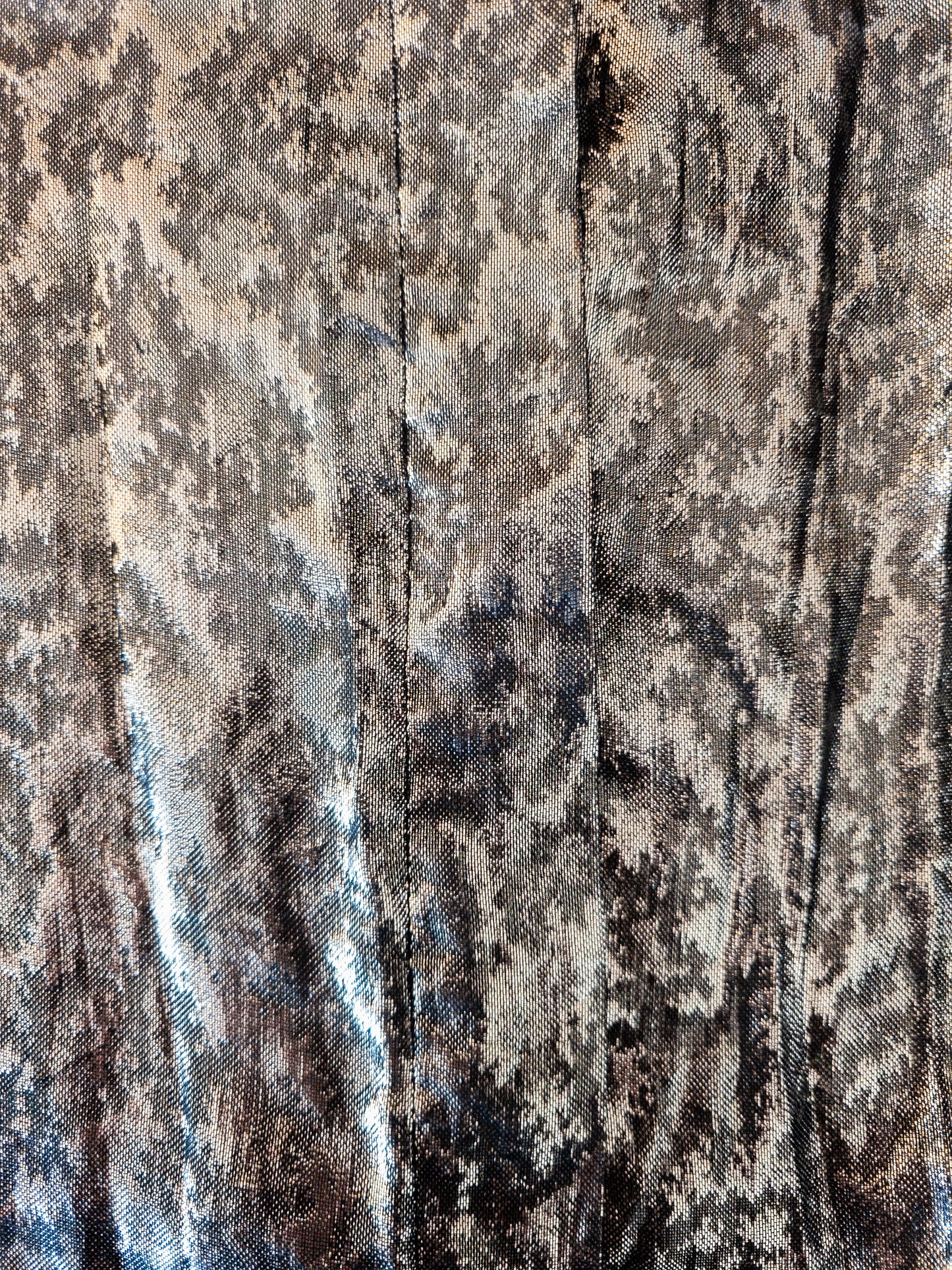 Vintage Louben metallic skyrta - S/M