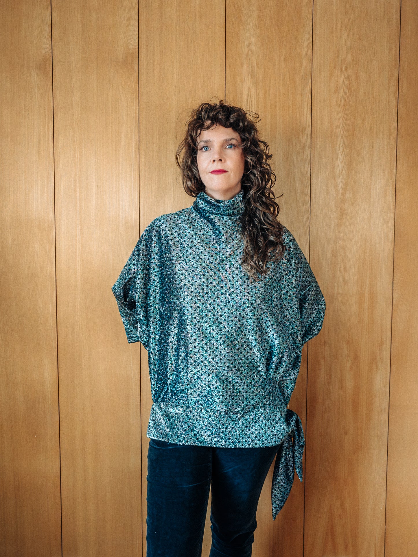 Vintage 80s metallic toppur - Meyland