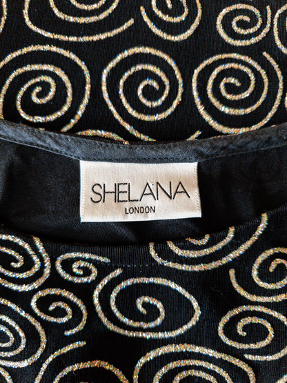 Vintage Shelana London glimmertoppur - M/L