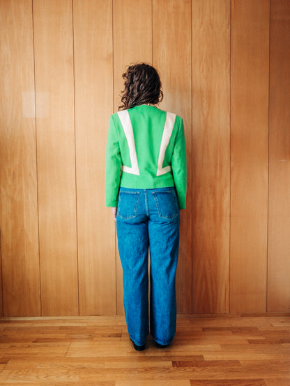 Vintage Jacques Vert ullarblazer - M/L