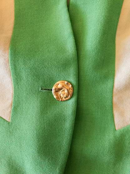 Vintage Jacques Vert ullarblazer - M/L